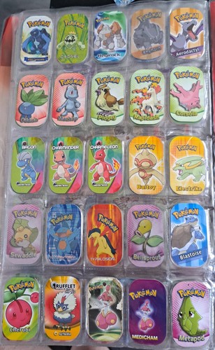 Pokemon metal tags - pokemon, a