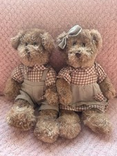VINTAGE Style Teddy Bear PAIR