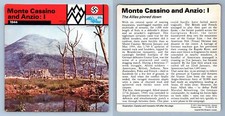 Monte Cassino & Anzio : I - 1944 - War On Land - WW2 Edito-Service SA 1977 Card
