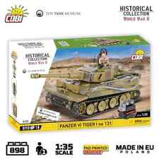 Panzer VI Tiger No. 131 Tank Museum brick tank model - COBI 3123 - 898 bricks