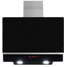 Amica AEA60BL 60cm black glass angled hood. New in box with full warranty.
