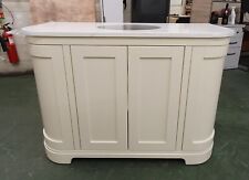 TL1820 - Tavistock LAN1200CLW Lansdown 120cm Curved Underslung Unit Linen White