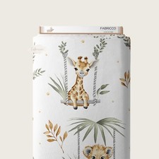 Safari Animals Fabric Kids 