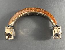 Ralph & Russo Designer Bag Purse Handle Jaguar Head Gold Amber Replacement BN