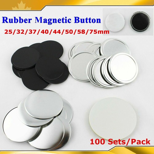 Rubber magnetic button badge - magnetic,