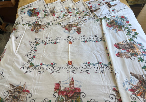 Vintage alsatian french linen - vintage,