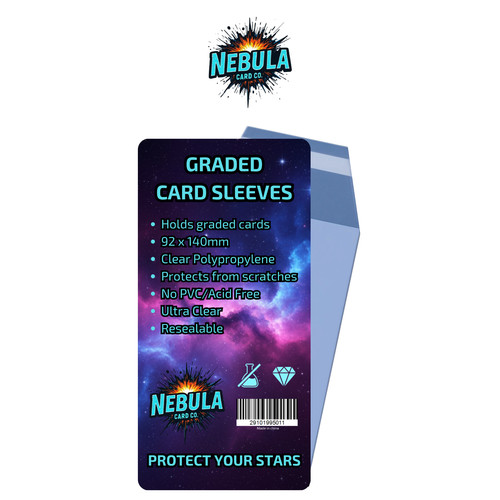 Slab sleeves graded - graded, card