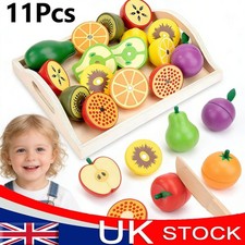 Wooden Food Cutting Game -