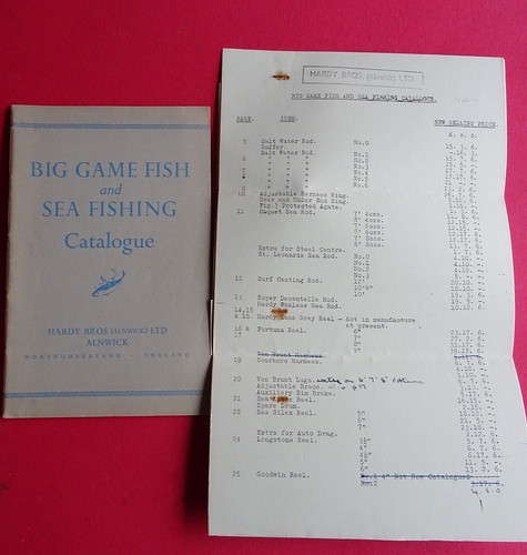Vintage hardy big game - game, fish