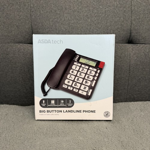 Asda tech big button - tech, landline