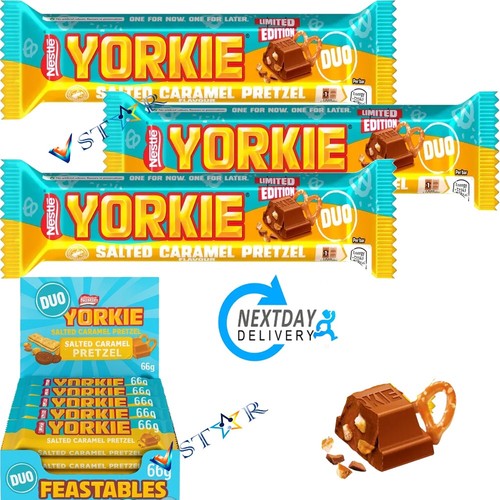 Yorkie salted caramel pretzel - salted,