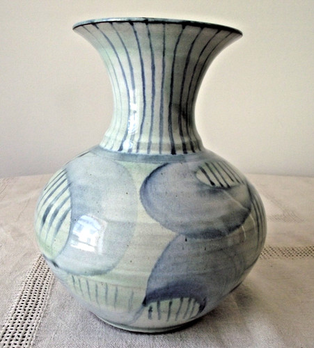 Large studio pottery vase - large,