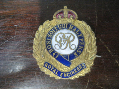 Vintage royal engineers enamel - engineers,