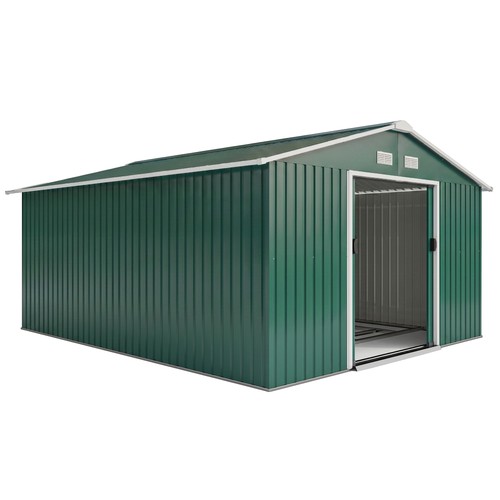 Outsunny 11ft garden shed - 13,