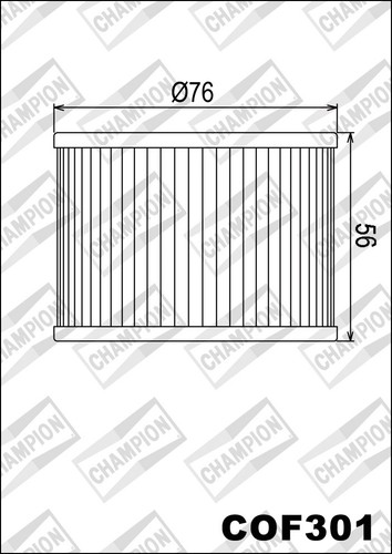 Cof301 oil filter champion - cof301,