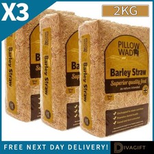 3 x PILLOW WAD BARLEY STRAW