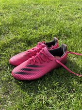 Adidas X Boys/ Girls pink Football Boots Uk 4
