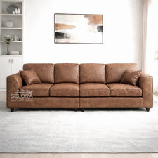 Oakley 4 Seater Sofa Tan