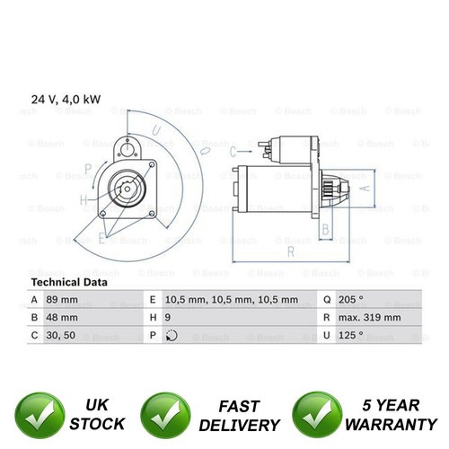 Starter motor sjr - motor,