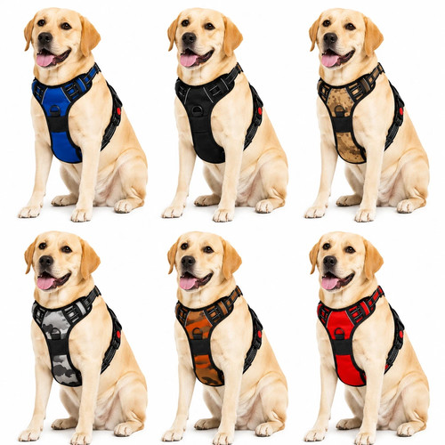 Pull dog harness - harness, reflective