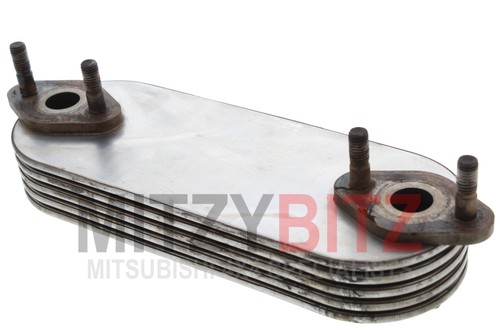 Engine block oil cooler - block,