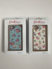 2 Cath Kidston iPhone 5 Hardshell Cases Old White Light Blue Floral Boxed