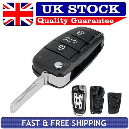 Button remote key fob case - key,