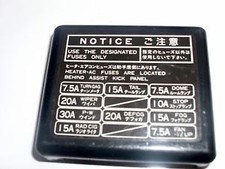 mark 1 mr 2  mark1 Toyota  4age fuse box cover footwell / frunk parting breaking