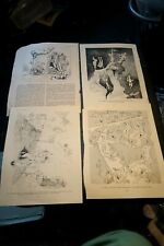 4 vintage prints from punch by