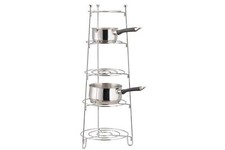 SAUCEPAN STAND 5 TIER CHROME