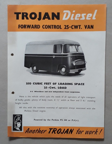 Trojan forward control cwt - trojan, 25-cwt