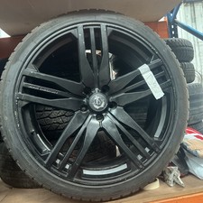 AXE DESIGN ALLOY WHEELS BLACK 22x9.5(869) 265/35R22