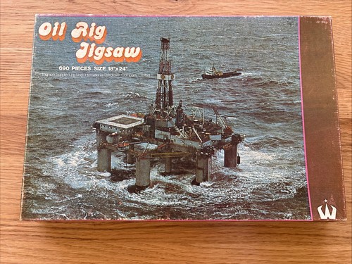 Vintage waddingtons oil rig - vintage,