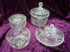 Four piece glass dressing