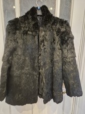 Vintage Rabbit Skin Fur Coat