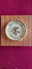 Wooden wall barometer