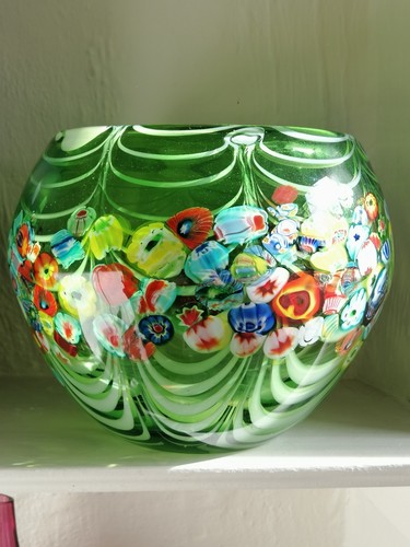 Large vintage art glass - vintage,