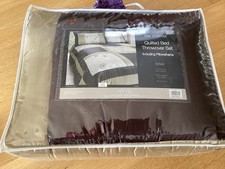Lystra Chocolate Quilted Bed