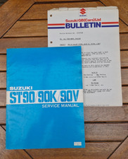 SUZUKI ST90 CARRY VAN & PICK-UP ORIGINAL 1979 FACTORY SERVICE WORKSHOP MANUAL