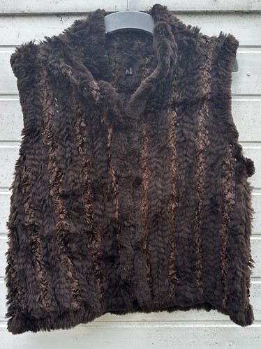Vintage genuine rabbit fur - rabbit,