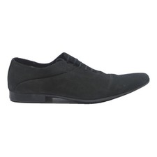 BATA Mens Black Leather Derby