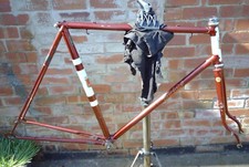 VINTAGE BATES  DIADRANT FORKS CANTIFLEX 531 STEEL RACING BIKE FRAMESET, 1958