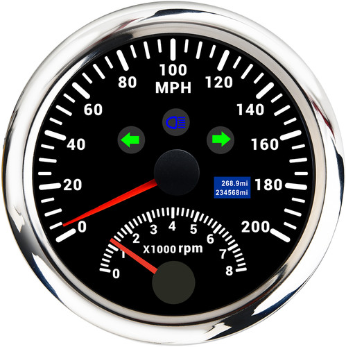 85mm digital boat gps - 85mm,