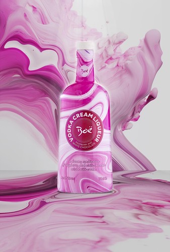 Boe raspberry white - raspberry, &