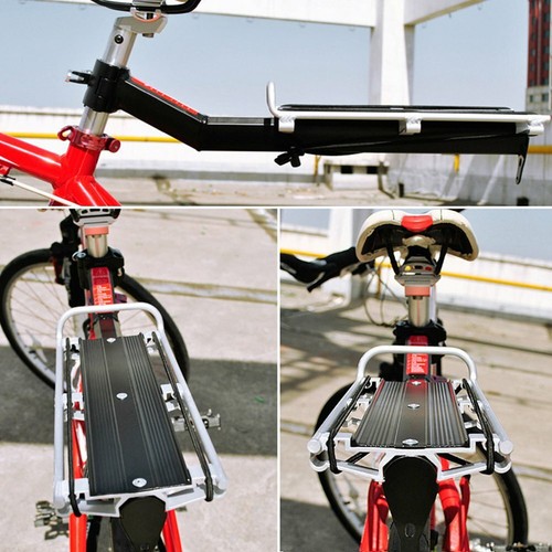 Quick release bike rear rack - rear,