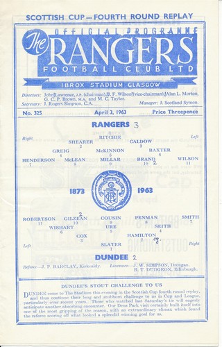 Rangers dundee scottish - dundee, (scottish