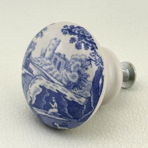 Spode blue italian drawer - spode, knob