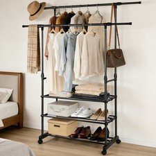 Heavy Duty Double Clothes Rail