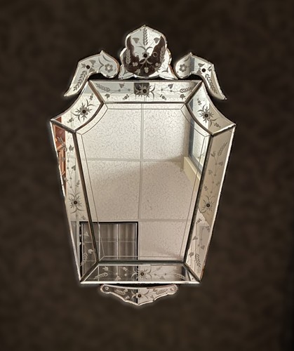Antique venetian etched - antique,