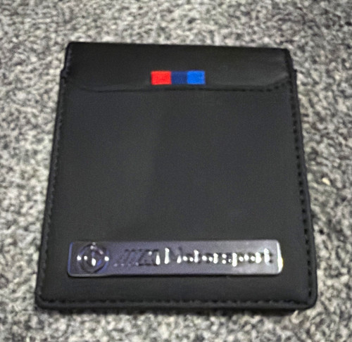 Bmw motorsport black - black, leather